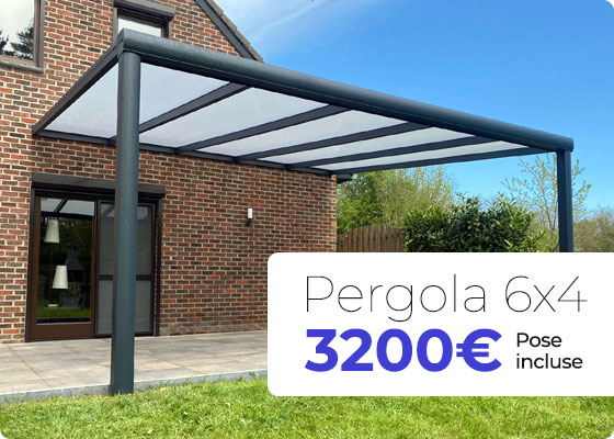 Prix Pergola 6x4 3200€ pose incluse